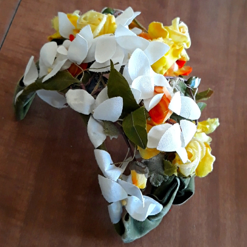 Vintage Floral Hat - Roberta Bernays